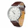 Unisex Quartz Analog Wrist Watch with Leather Band Brown OEM UQAWWLBBR Unisex Quartz Analog Wrist Watch with Leather Band Brown OEM UQAWWLBBR